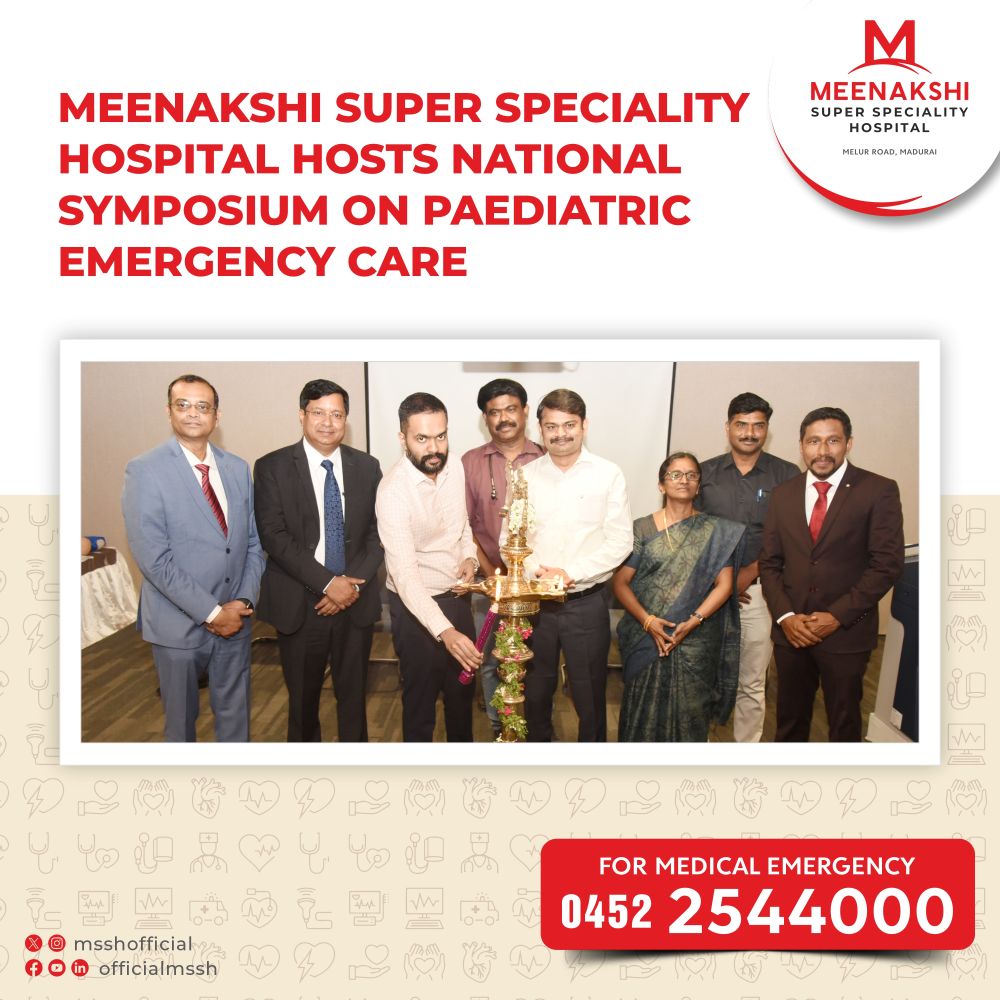 Meenakshi Super Speciality Hospital Hosts National Symposium on Paediatric Emergency Care